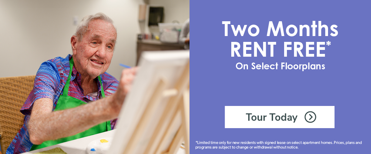 Two months rent free on select floorplans